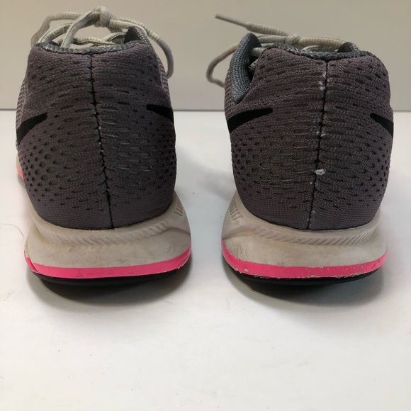 Nike running shoes. Grey/pink/orange/black Sz 9 - Picture 3 of 9
